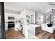 Modern kitchen with white cabinets and stainless steel appliances at 1025 S Gilbert St # C, Castle Rock, CO 80104