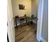 Bright home office with a wooden desk and chair at 1025 S Gilbert St # C, Castle Rock, CO 80104