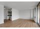 Bright and spacious living room with hardwood floors at 3100 E Cherry Creek S Dr # 307, Denver, CO 80209