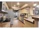Modern kitchen featuring stainless steel appliances and ample counter space at 1736 S Pagosa Way, Aurora, CO 80017
