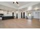 Open concept kitchen with modern appliances and a large island at 24113 E 36Th Pl, Aurora, CO 80019