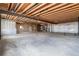 Unfinished basement with high ceilings and potential for expansion at 3893 Freestone Pt, Castle Rock, CO 80108