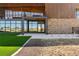 Modern community building entrance with bike racks at 3893 Freestone Pt, Castle Rock, CO 80108
