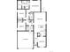Floor plan showing a 3 bedroom, 2 bath home at 2225 Alyssa St, Fort Lupton, CO 80621