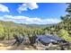 Relaxing hot tub with mountain views at 3864 Valley Dr, Evergreen, CO 80439