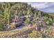 Luxury mountain home with expansive views and solar panels at 3864 Valley Dr, Evergreen, CO 80439