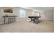 Finished basement recreation area with pool table and bar at 7030 S Buchanan St, Aurora, CO 80016