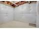 Unfinished basement with insulated walls at 7030 S Buchanan St, Aurora, CO 80016