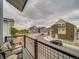 Private balcony overlooking the community with seating at 12920 E 103Rd Ave, Commerce City, CO 80022