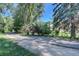 Paved pathway winds through a lush, tree-lined landscape at 750 S Clinton St # 12D, Denver, CO 80247