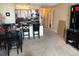 Open plan living area with kitchen and dining space at 1020 15Th St # 26I, Denver, CO 80202