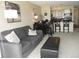 Open plan living and dining area adjacent to the kitchen at 1020 15Th St # 26I, Denver, CO 80202