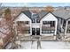 Modern two-unit building with private balconies and mountain views at 2321 S Galapago St, Denver, CO 80223