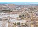 Aerial view of property showcasing location and surrounding landscape at 567 Lake Gulch Rd, Castle Rock, CO 80104