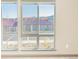 View of parking lot and landscaping from window at 12983 W Ida Ave # 111, Littleton, CO 80127