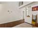High ceiling living room with hardwood floors and open concept floorplan at 385 N Flat Rock St, Aurora, CO 80018