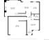 Floor plan showing a living room, kitchen, and garage at 385 N Flat Rock St, Aurora, CO 80018