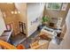 Two-story entryway with an open staircase and hardwood floors at 4517 Tallyrand Cir, Castle Rock, CO 80104