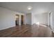 Spacious bedroom with wood flooring and access to balcony and bathroom at 1827 Quail St # 3, Lakewood, CO 80215