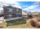 Large backyard with patio and fenced area at 4050 S Odessa St, Aurora, CO 80013