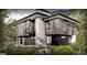 Modern home with a sleek design and mountain backdrop at 24 N Moffat Rd, Arvada, CO 80403