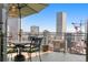 Private balcony offering stunning city views at 2001 Lincoln St # 3223, Denver, CO 80202