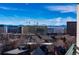 Panoramic city and mountain views from a condo balcony at 550 E 12Th Ave # 907, Denver, CO 80203