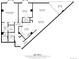 Condo floor plan showing spacious layout and balcony at 550 E 12Th Ave # 907, Denver, CO 80203