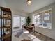 Home office with desk, window, and backyard view at , Commerce City, CO 80022