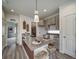 Modern kitchen with granite countertops and island at , Commerce City, CO 80022