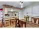 Dining area with wood table and chairs at 931 Fairview Blvd # 3, Breckenridge, CO 80424