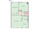 One-story floor plan with 2 bedrooms and kitchen at 6800 E Tennessee Ave # 232, Denver, CO 80224
