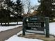 Mamie Doud Eisenhower Park sign at 3460 S Clermont St, Denver, CO 80222