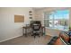 Home office with built-in desk and views at 18611 Stroh Rd # 5303, Parker, CO 80134