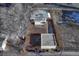Overhead view of house, detached garage, and yard at 2031 Meade St, Denver, CO 80211