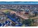 Aerial view of a school and surrounding neighborhood at 2031 Meade St, Denver, CO 80211