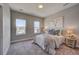 Bedroom with a queen bed and large windows with a view at 958 Eldorado Ln, Louisville, CO 80027