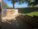 Backyard patio with a view of the grassy area beyond at 14794 E 2Nd Ave # 111F, Aurora, CO 80011