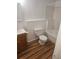 Bathroom with shower/tub combo and wood vanity at 14794 E 2Nd Ave # 111F, Aurora, CO 80011