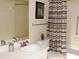 Clean bathroom with tub, shower, and updated fixtures at 13890 E Marina Dr # 612, Aurora, CO 80014
