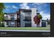 Modern two-story home with stylish facade and landscaping at 5292 Lions Paw St, Castle Rock, CO 80104
