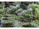Serene pond with water features and lush vegetation at 13890 E Marina Dr # 111, Aurora, CO 80014
