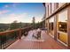 Spacious deck with mountain views, perfect for entertaining at 2040 Kerr Gulch Rd, Evergreen, CO 80439