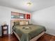 Spacious bedroom with plush carpet and large bed at 3559 Hudson St, Denver, CO 80207