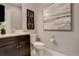 Simple bathroom with toilet and single vanity at 7899 S Jackson Gap St, Aurora, CO 80016