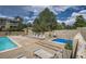 Relaxing pool area with a separate spa at 40 S Boulder Cir # 4014, Boulder, CO 80303