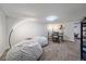 Finished basement with a sitting area and dining table at 3744 Miller Ct, Wheat Ridge, CO 80033