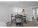 Finished basement game room with a table and chairs at 3744 Miller Ct, Wheat Ridge, CO 80033