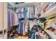 Large walk-in closet with shelving and hanging space at 1499 Blake St # 5I, Denver, CO 80202