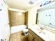 Clean bathroom with a bathtub, toilet and sink at 16001 E Alaska Pl # 7, Aurora, CO 80017
